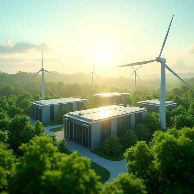 Data centers con energía renovable